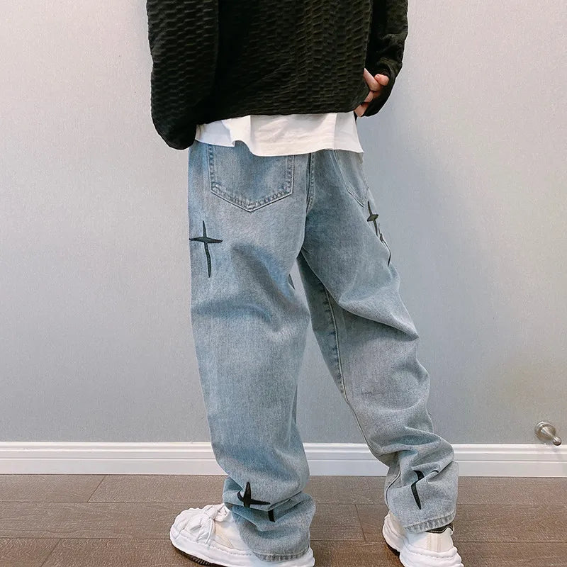 Baggy Style Cargo Jeans