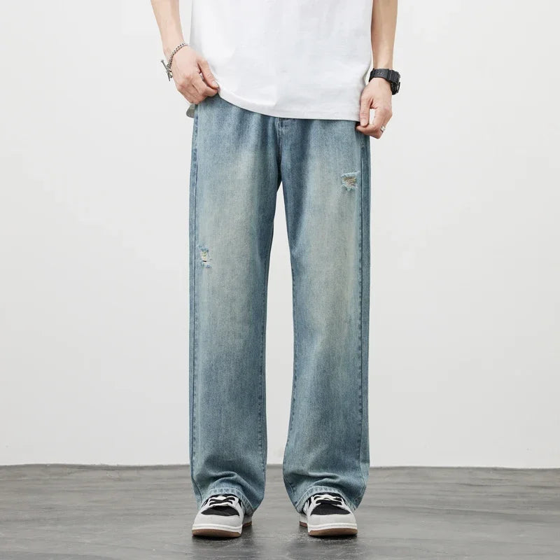 Y2K Vintage Ripped Baggy Jeans