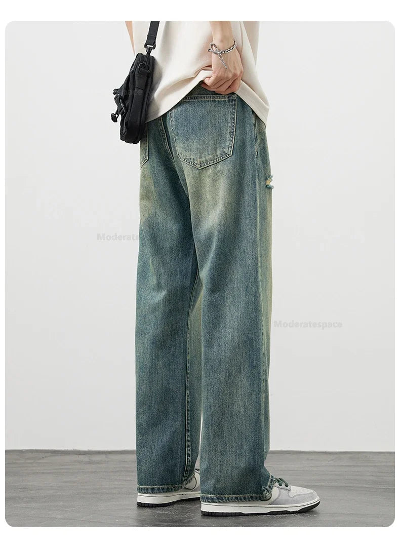 Y2K Vintage Ripped Baggy Jeans