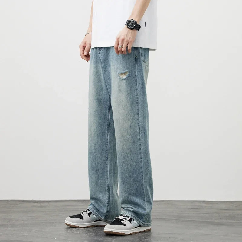 Y2K Vintage Ripped Baggy Jeans