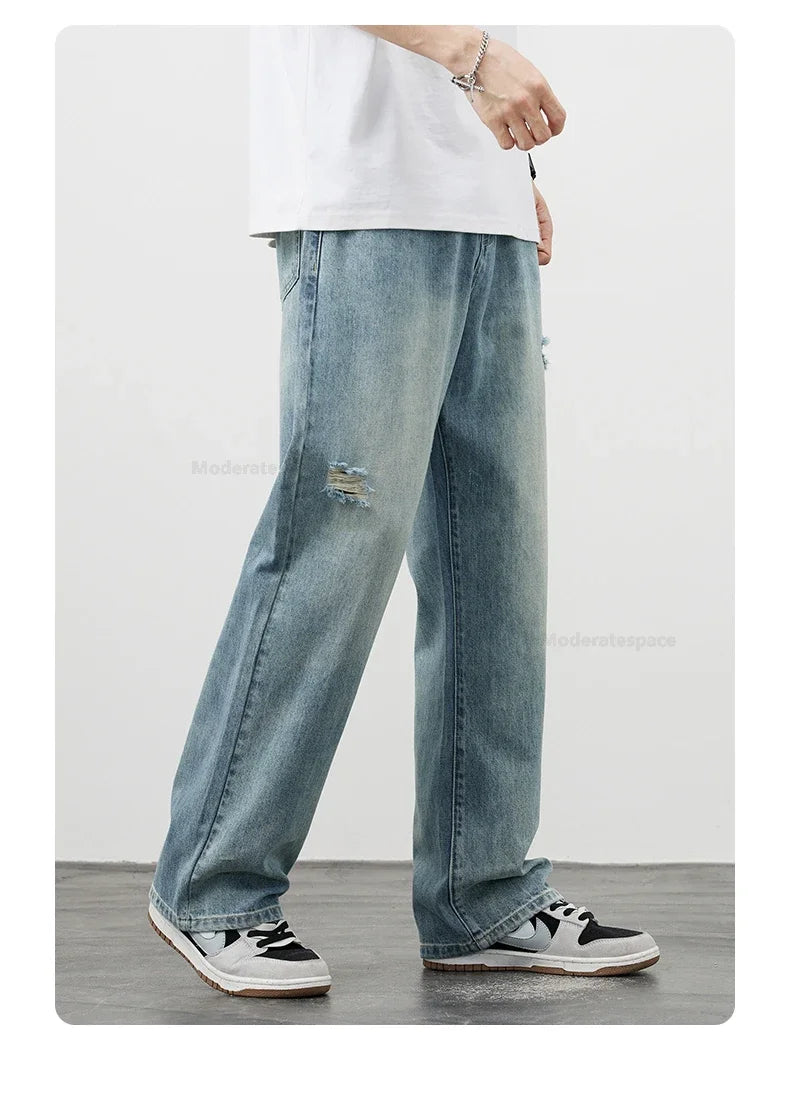 Y2K Vintage Ripped Baggy Jeans