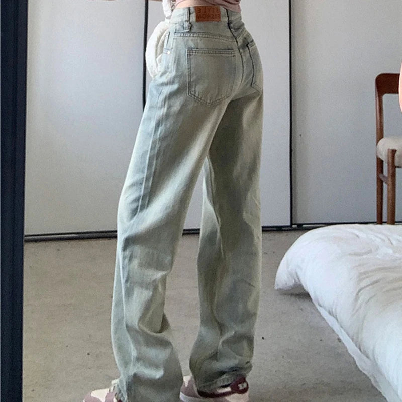 Minimalist Retro Blue Jeans