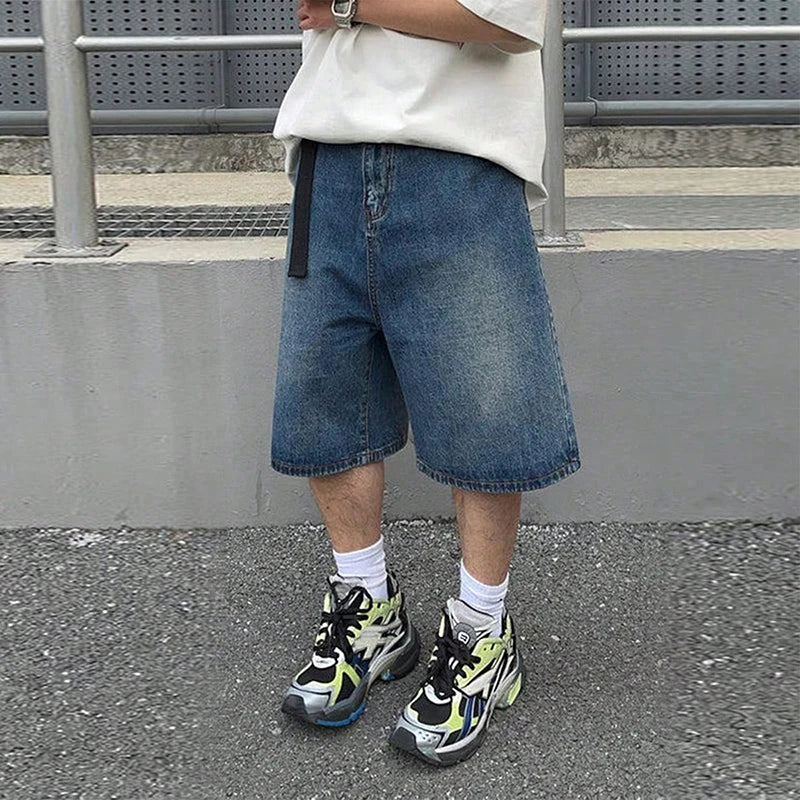 Durable Retro Street Denim Jorts