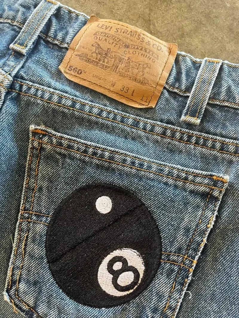 Ball 8 High-Waist Blue Jean Jorts