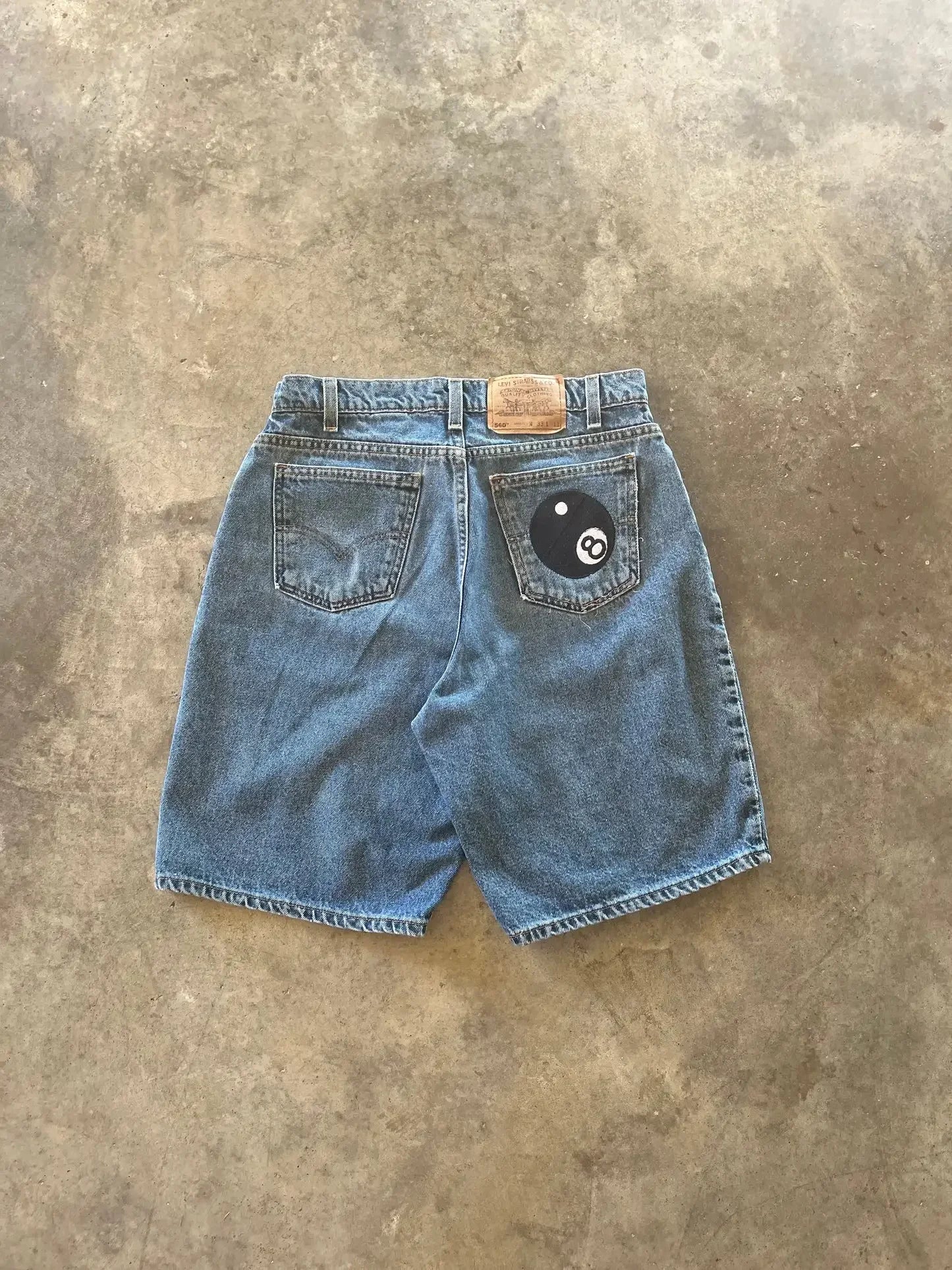 Ball 8 High-Waist Blue Jean Jorts