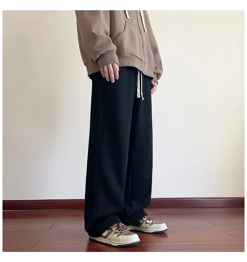 Retro Side Stripe Baggy Sweatpants