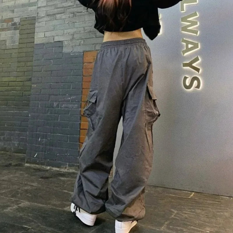 Oversized Parachute Streetwear Pants