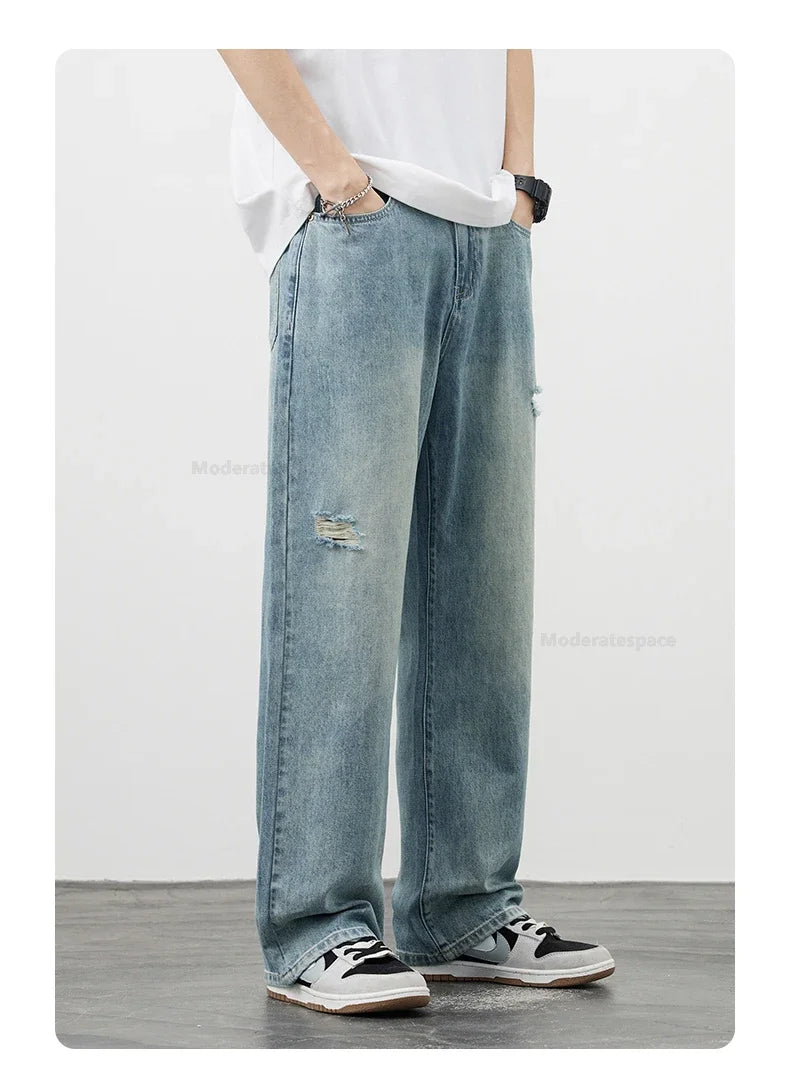 Y2K Vintage Ripped Baggy Jeans