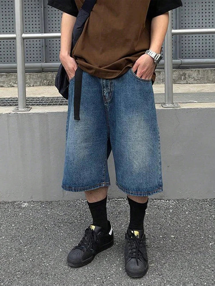 Durable Retro Street Denim Jorts