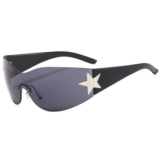 Punk Star Wrap Sunglasses