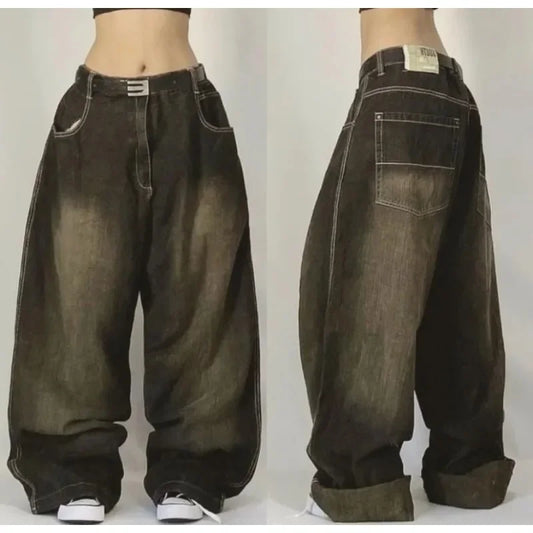 Streetwear Multi-Pocket Baggy Jeans