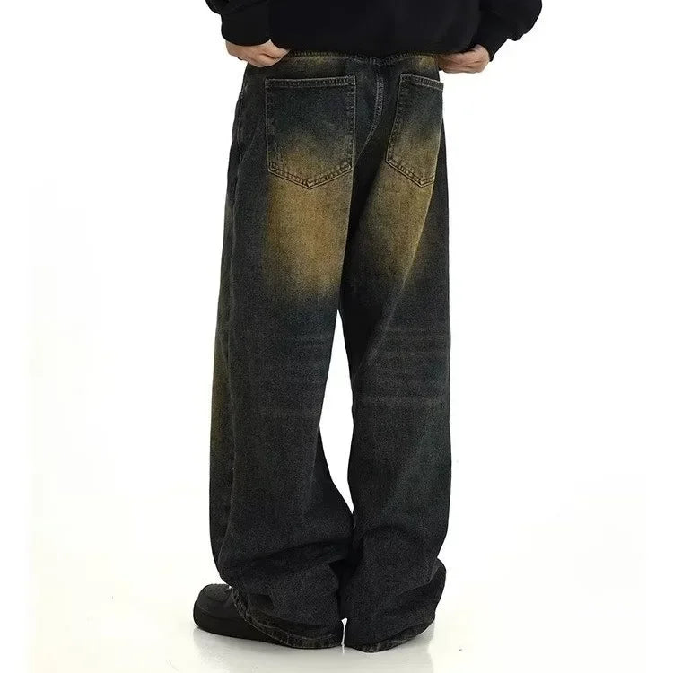 Men's Hemp-Stained Vintage Jeans