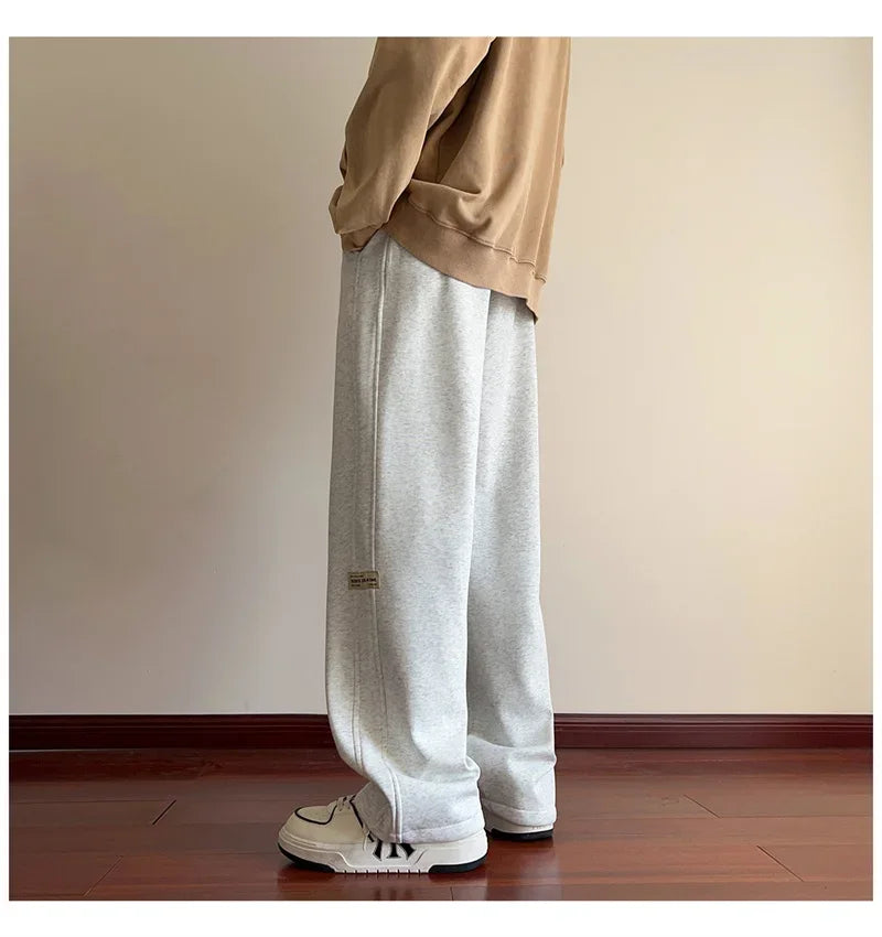 Retro Side Stripe Baggy Sweatpants