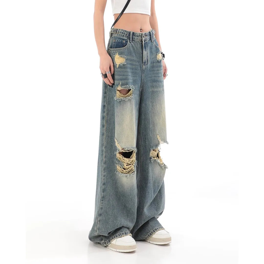 Vintage Edge Ripped Jeans