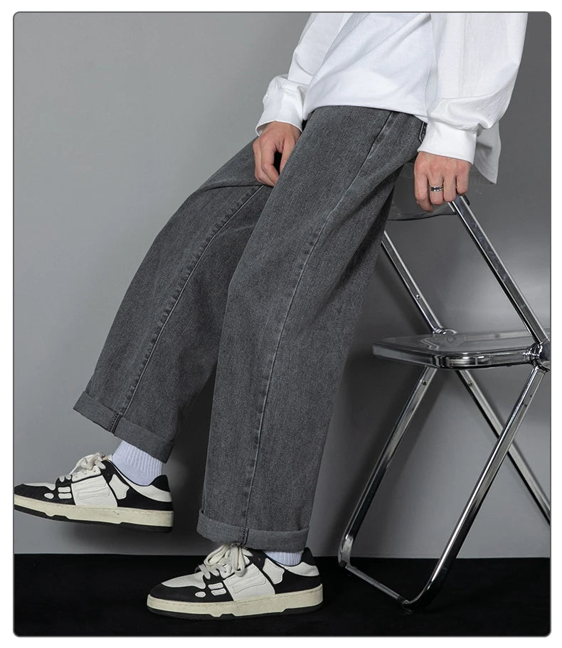 Casual Straight Baggy Jeans