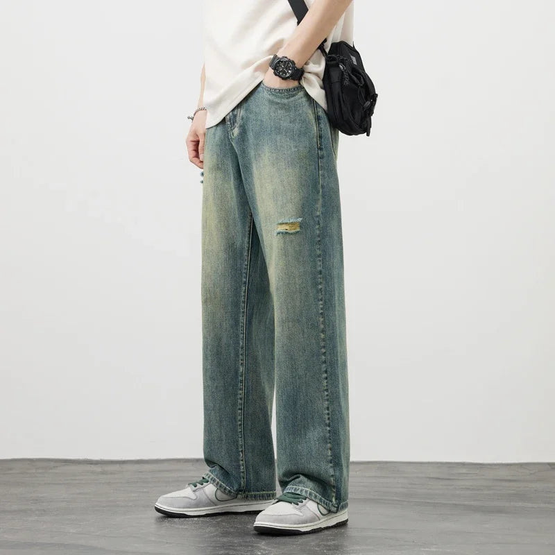 Y2K Vintage Ripped Baggy Jeans