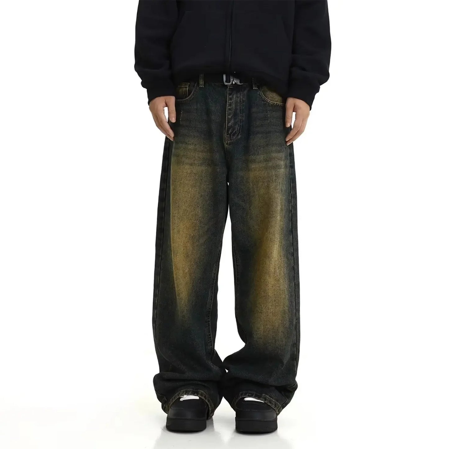 Men's Hemp-Stained Vintage Jeans