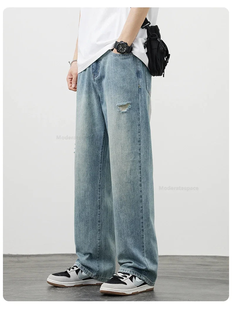 Y2K Vintage Ripped Baggy Jeans