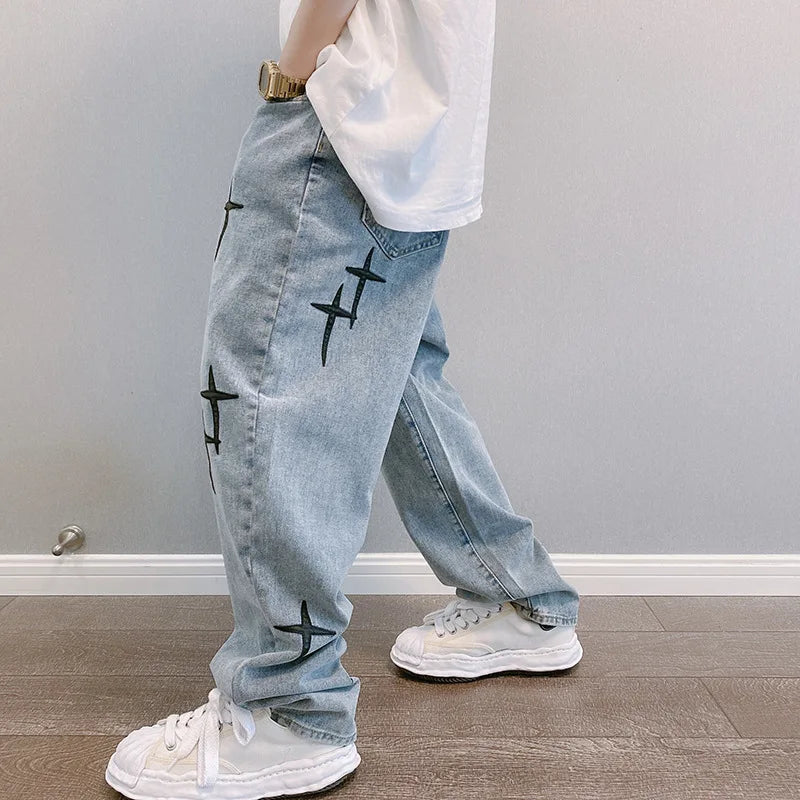 Baggy Style Cargo Jeans