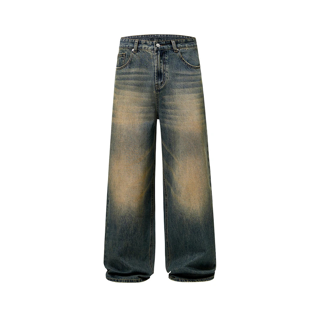 Vintage Washed Casual Jeans