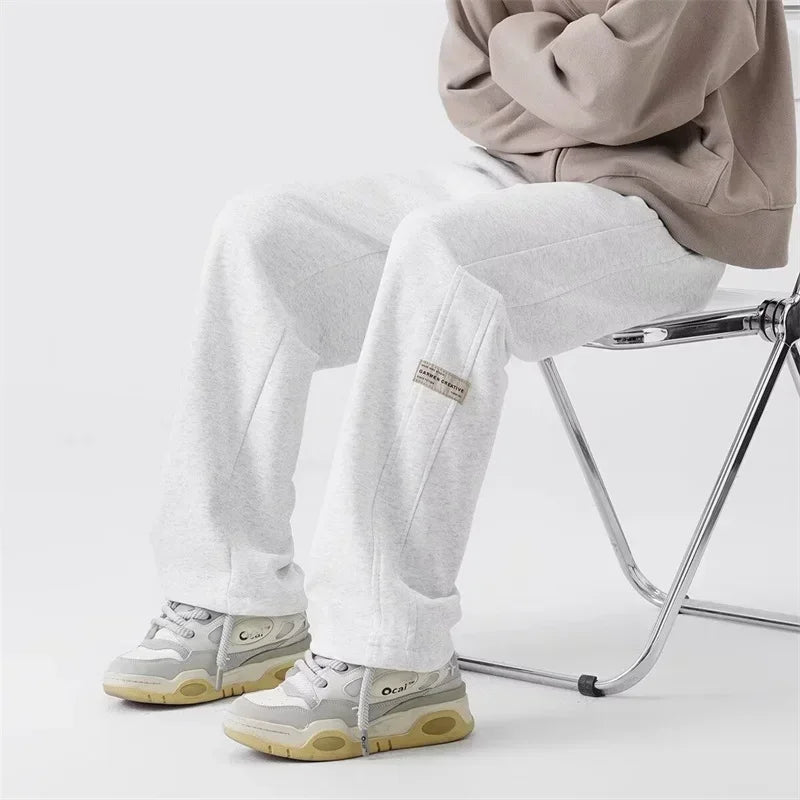 Retro Side Stripe Baggy Sweatpants