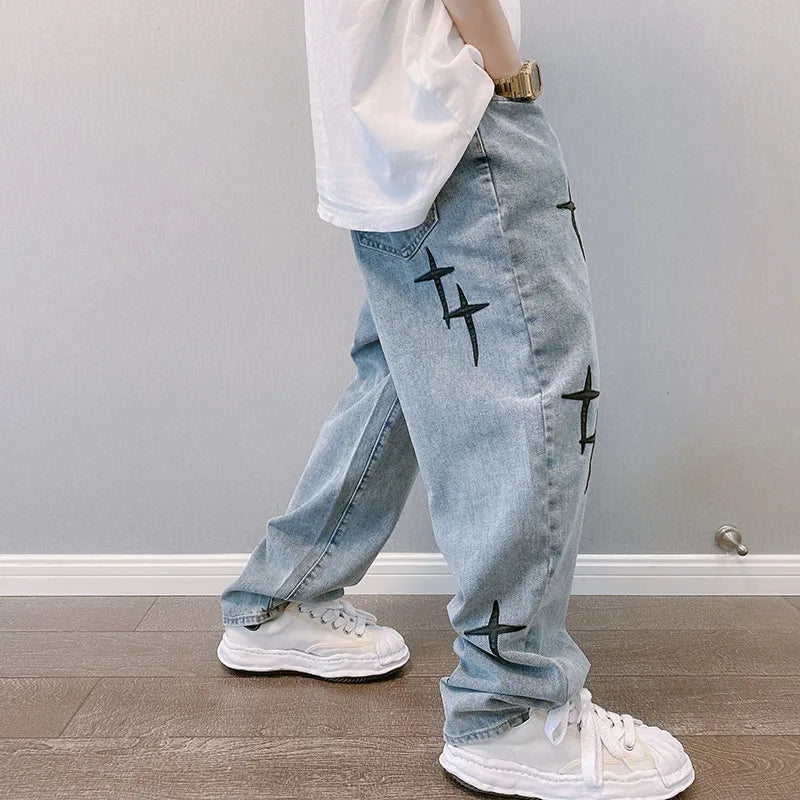 Baggy Style Cargo Jeans