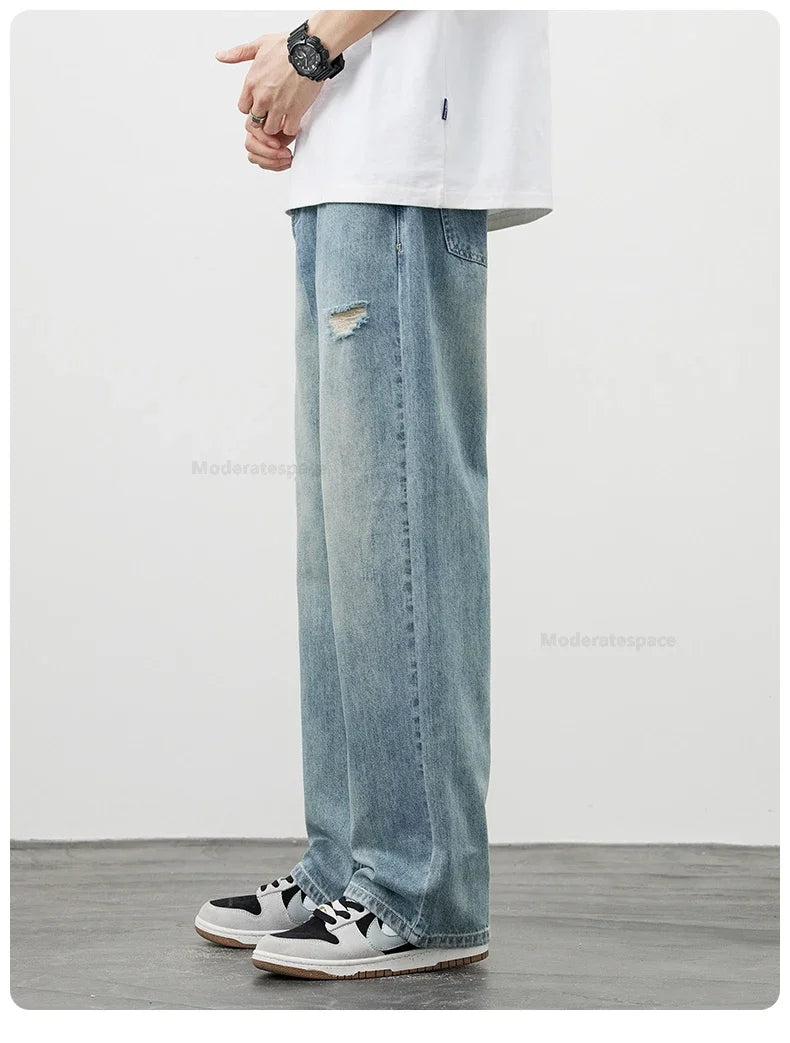 Y2K Vintage Ripped Baggy Jeans