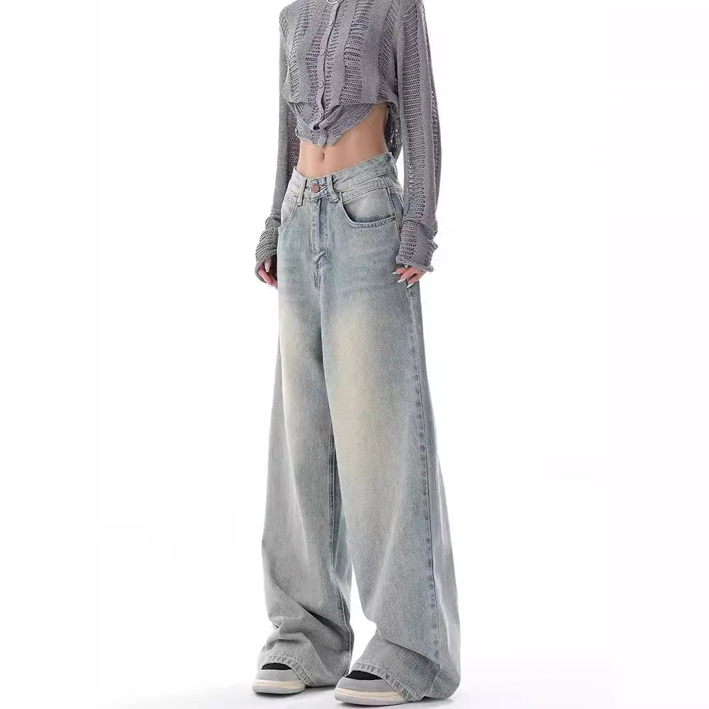 Vintage Vibe Wide-Leg Jeans