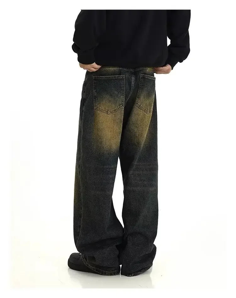 Men's Hemp-Stained Vintage Jeans